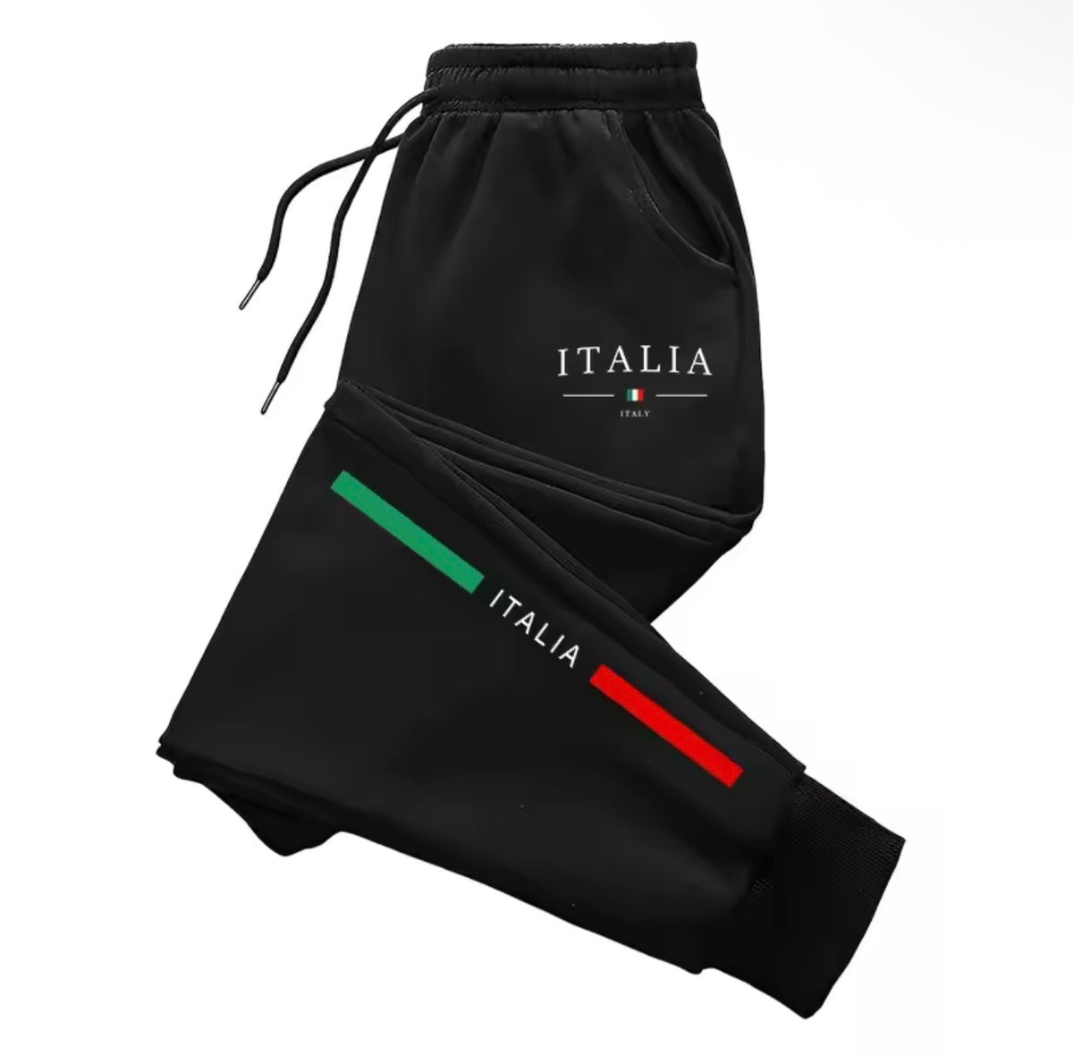 Italy Print Sweatpants High Quality Male Daily Casual Sports Jogger Pants All Season Home Outdoor Comfort Trousers