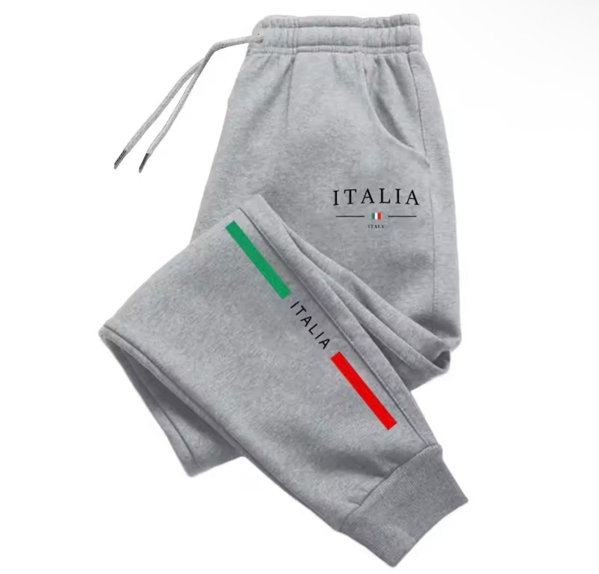 Italy Print Sweatpants High Quality Male Daily Casual Sports Jogger Pants All Season Home Outdoor Comfort Trousers