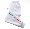 Italy Print Sweatpants High Quality Male Daily Casual Sports Jogger Pants All Season Home Outdoor Comfort Trousers