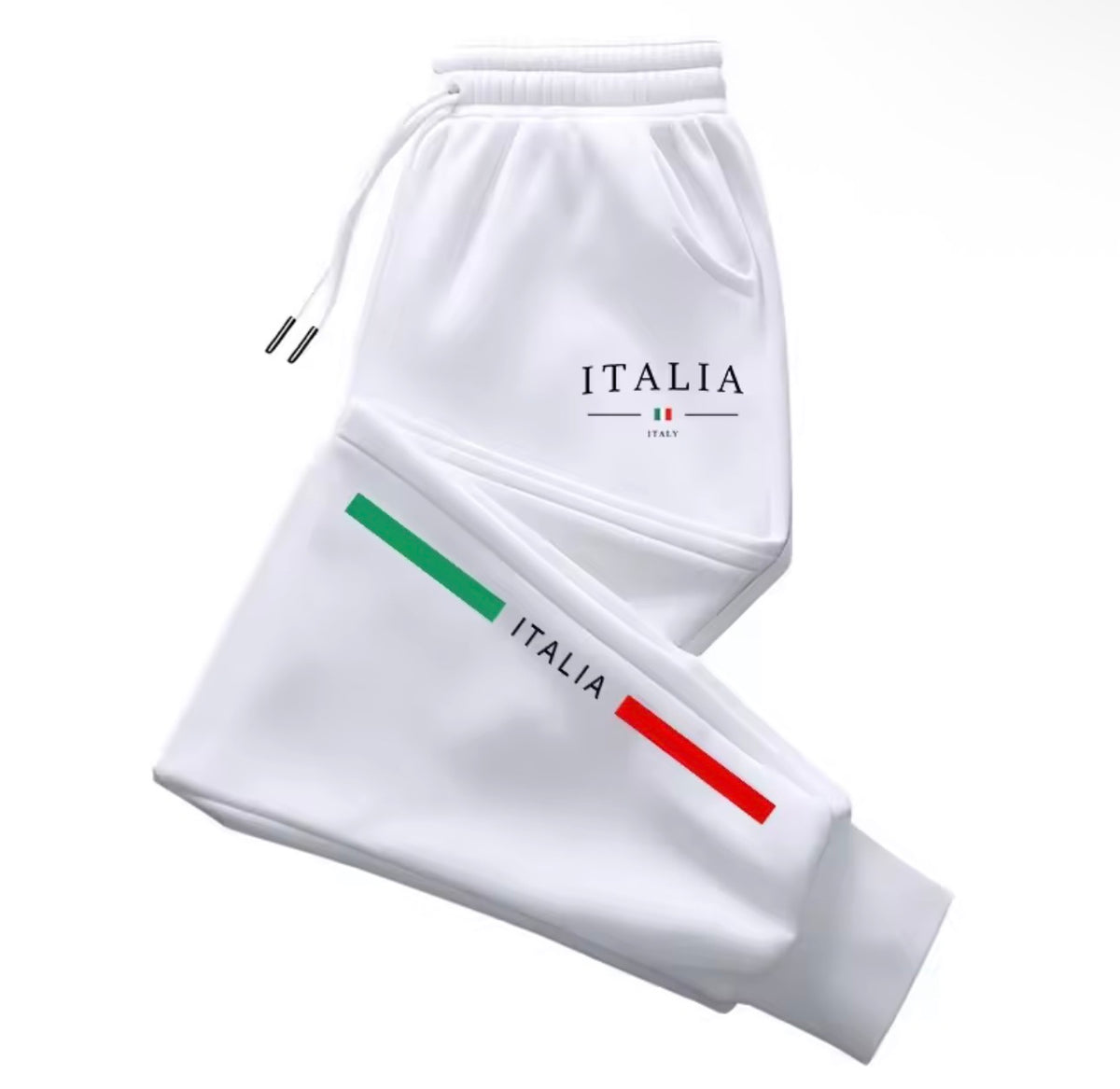 Italy Print Sweatpants High Quality Male Daily Casual Sports Jogger Pants All Season Home Outdoor Comfort Trousers