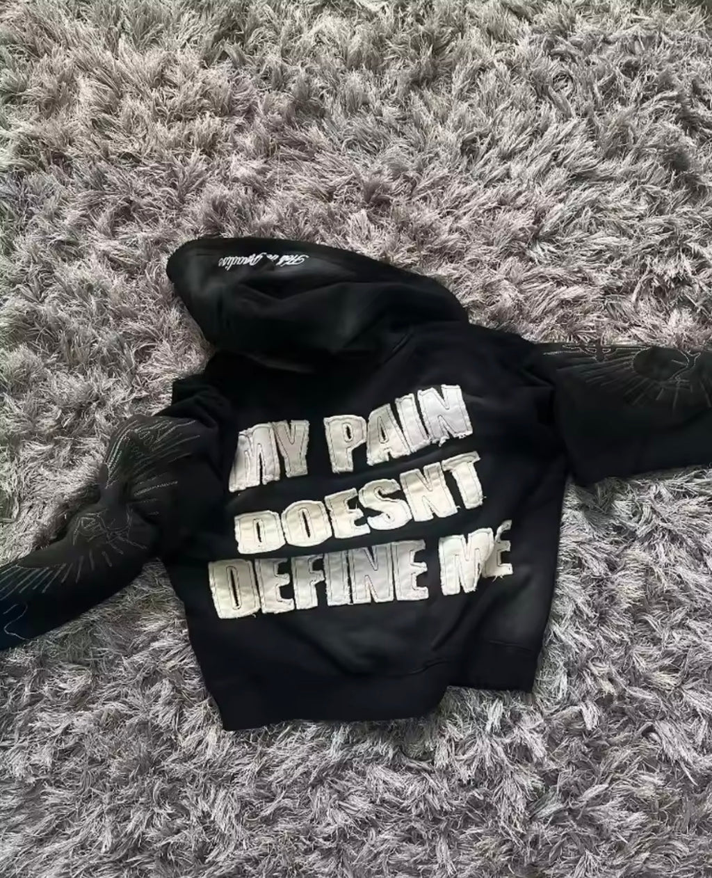 Autumn And Winter New Fashion Letter Embroidery Patch Zipper Sweater Women Y2K Harajuku Retro Gothic Casual Joker Sports Sweat