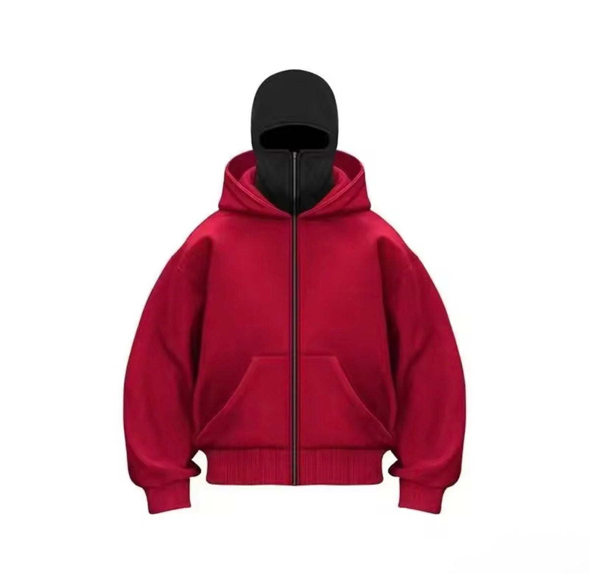 Men and Women Balaclava Y2K Gothic Harajuku Spring Autumn Winter New Item Double Hooded Sweatshirt Men Hooded Mask Zipper Jac